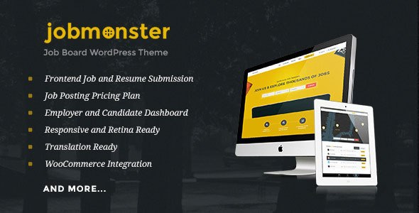 Jobmonster v2.9.0 – Job Board WordPress Theme