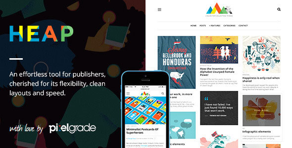 HEAP V1.9.3 - A SNAPPY RESPONSIVE WORDPRESS BLOG THEME