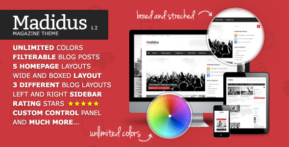 MADIDUS V1.2.8 - BLOG & MAGAZINE THEME