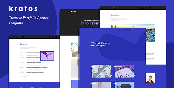 Kratos v1.0 – Creative Portfolio Agency HTML5 Template