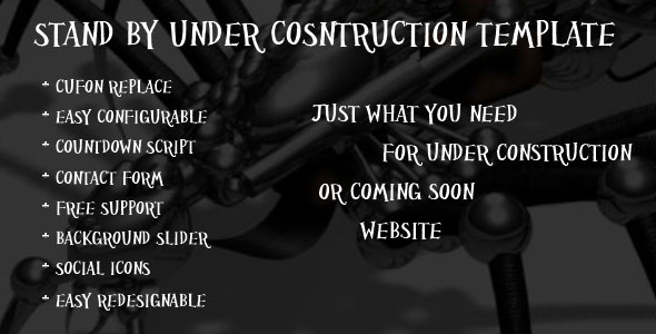 Standby - Themeforest Under Construction & Coming Soon