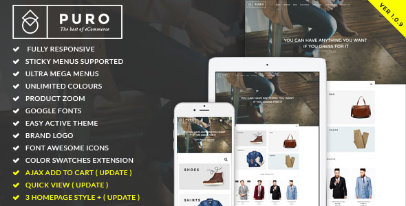 PURO - RESPONSIVE MAGENTO THEME
