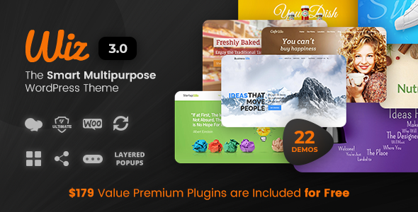 WIZ V3.0.4 - THE SMART MULTI-PURPOSE WORDPRESS THEME