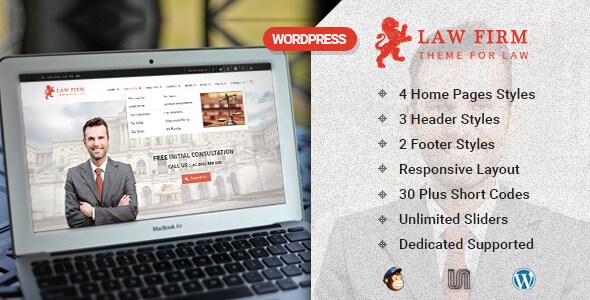 Law Firm v3.0.4 – Responsive Business WordPress Theme