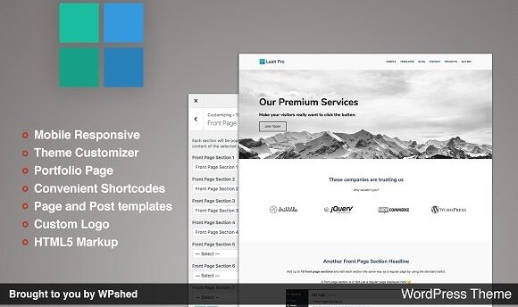 Leah Pro v1.0 – Responsive Corporate Minimal WordPress Theme