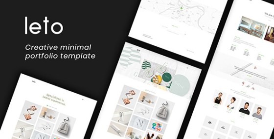 Leto v1.0 – Creative Minimal Portfolio HTML5 Template