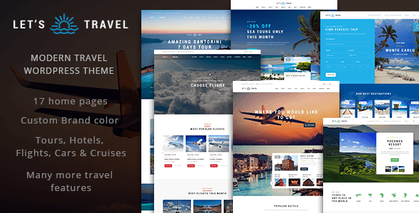 Let’s Travel v1.0.3 – Complete Travel Booking WP Theme