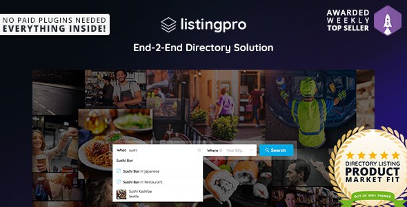 ListingPro v1.1.9 – Responsive Directory WordPress Theme
