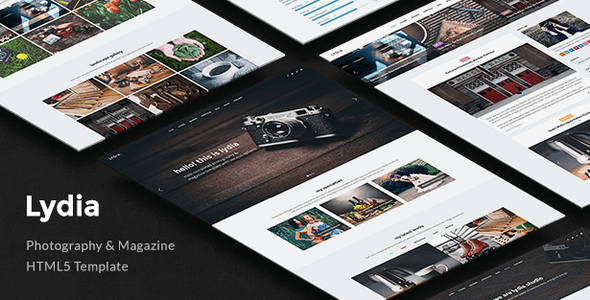 Lydia v1.4 – Responsive Photography & Magazine Site Template
