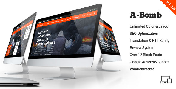 A-BOMB - NEWS & BLOG & MAGAZINE THEME