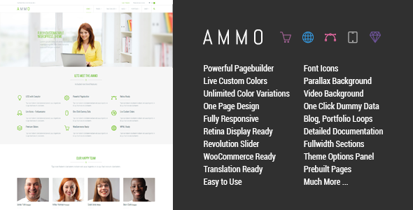 AMMO V1.5.1 - CORPORATE MULTIPURPOSE THEME