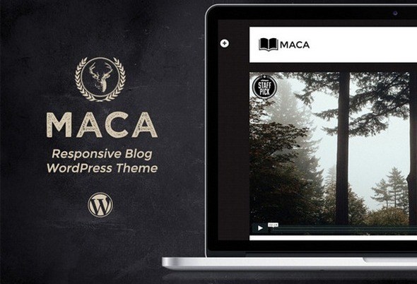 Maca v1.3 – Responsive Blogging WordPress Theme
