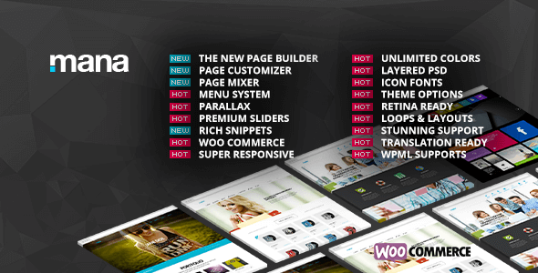 Mana v1.9.13 – Responsive Multi-Purpose WordPress Theme