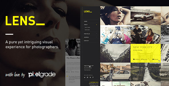 LENS V2.4.5 - AN ENJOYABLE PHOTOGRAPHY WORDPRESS THEME