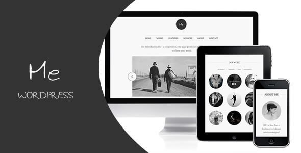 Me v3.9.1 – Responsive OnePage Portfolio WordPress Theme