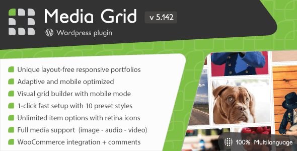 Media Grid v5.142 – WordPress Responsive Portfolio Plugin