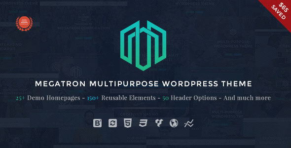 Megatron v1.6 – Responsive MultiPurpose WordPress Theme