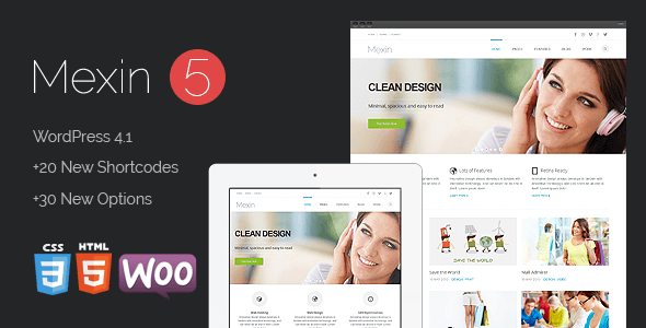 Mexin v5.4.2 – Premium Multipurpose Responsive WP Theme