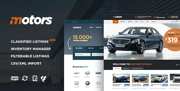 Motors v2.3.4 – Responsive Car Dealership WP Theme