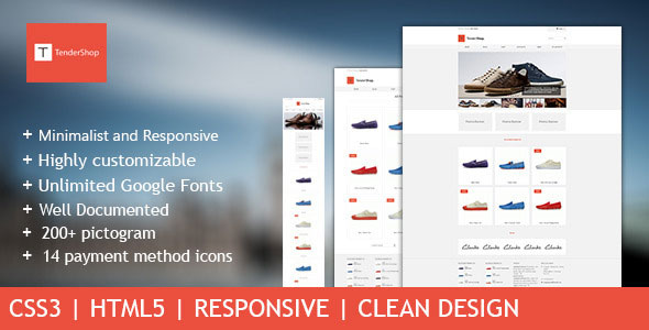 TenderShop - Minimal Responsive eCommerce Template
