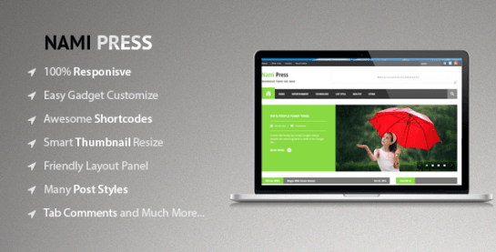 NAMI PRESS – PREMUIM RESPONSIVE BLOGGER TEMPLATE