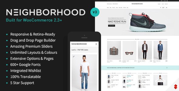Neighborhood v3.4.20 – Multi-Purpose Shop WordPress Theme
