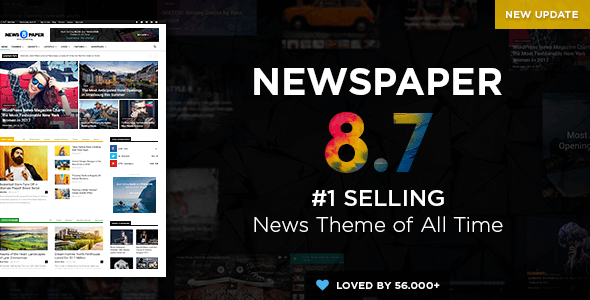 Newspaper v8.7.1 – Responsive News / Magazine WordPress Theme