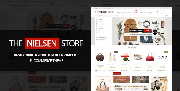 Nielsen v1.3.3 – Responsive E-commerce WordPress Theme