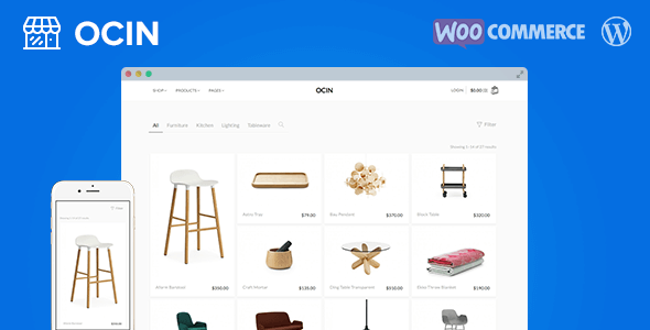 Ocin v1.4.3 – Responsive WordPress WooCommerce Theme