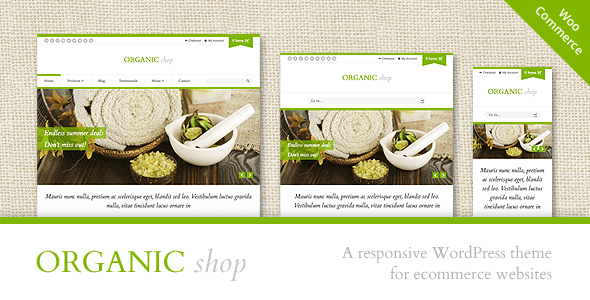 Organic Shop v2.7.2 – Responsive WordPress WooCommerce Theme