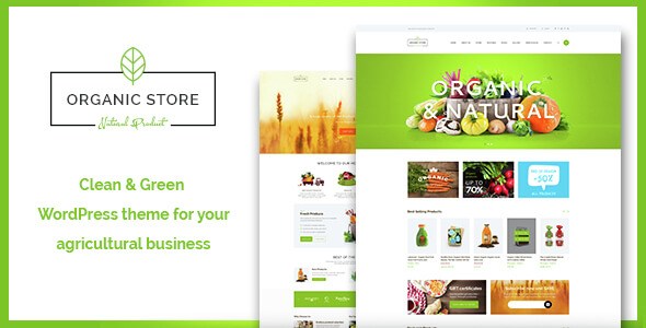 Organic Store – Organic Food & Products WordPress Theme