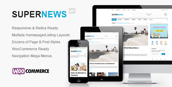 SUPERNEWS - ULTIMATE WORDPRESS MAGAZINE THEME