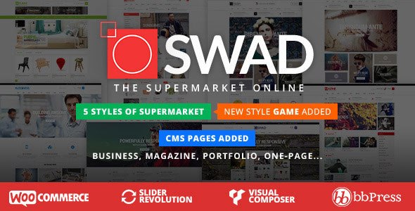 Oswad v1.3.2 – Responsive Supermarket Online WordPress Theme