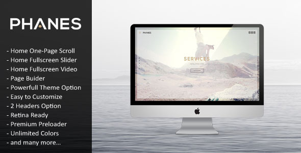 PHANES - RESPONSIVE MULTIPURPOSE WORDPRESS THEME