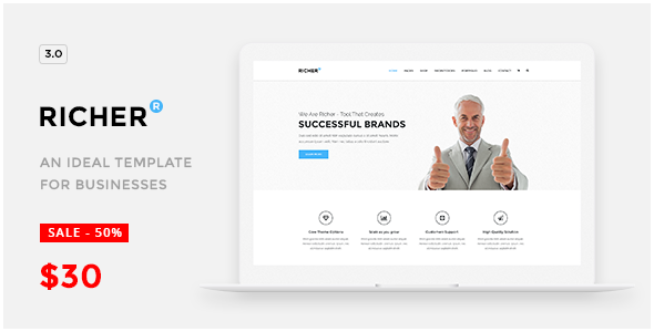 RICHER V3.2 - RESPONSIVE MULTI-PURPOSE THEME