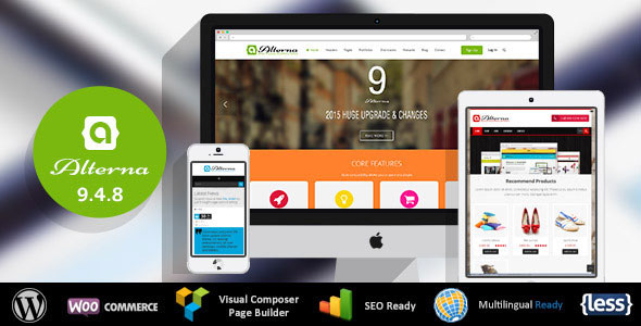 ALTERNA V9.4.8 - ULTRA MULTI-PURPOSE WORDPRESS THEME