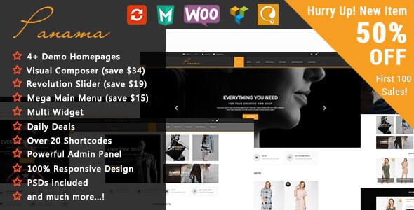 Panama v1.0 – Responsive WooCommerce WordPress Theme