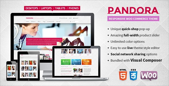 Pandora v1.1.23 – Responsive WooCommerce HTML5 WP Theme