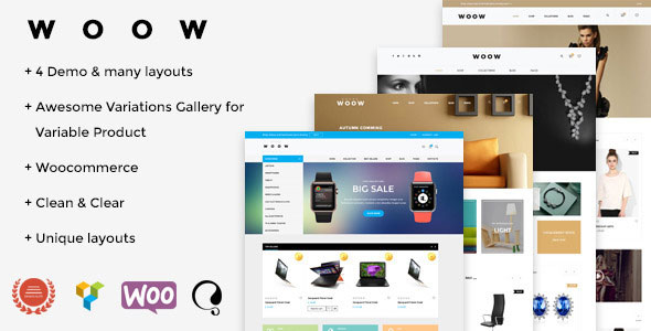 WOOW V1.1.2 - RESPONSIVE WOOCOMMERCE THEME