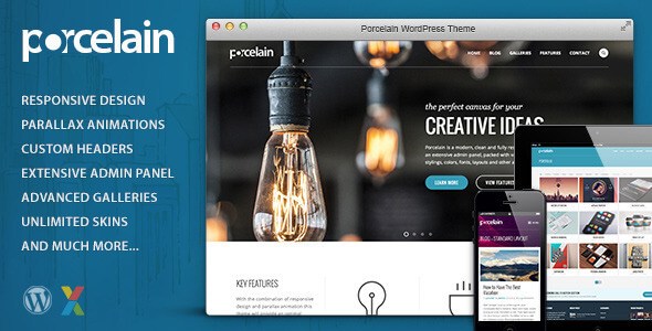 Porcelain v1.3.6 – Responsive Multi-Purpose WordPress Theme