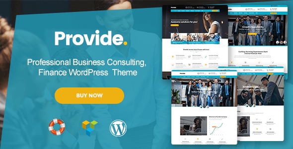 Provide v1.0 – Professional Business Consulting, Finance WP Theme