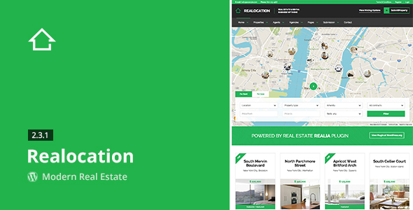 REALOCATION V2.23.1 - MODERN REAL ESTATE WORDPRESS THEME