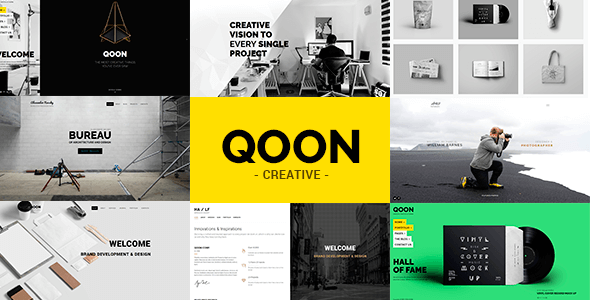 QOON v1.0.5 – Responsive Creative Portfolio, Agency WP Theme