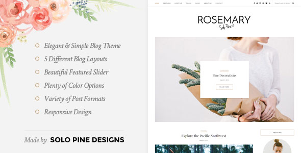 ROSEMARY V1.2 - A RESPONSIVE WORDPRESS BLOG THEME