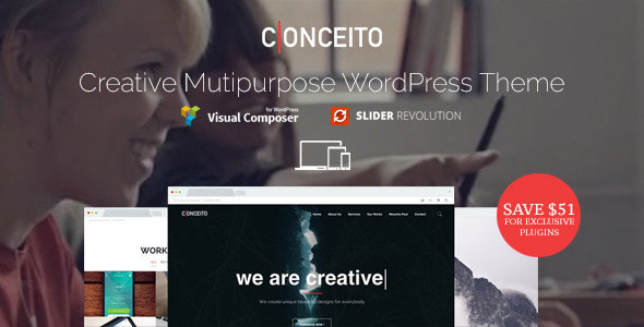 CONCEITO - CREATIVE ONE PAGE PARALLAX WP THEME