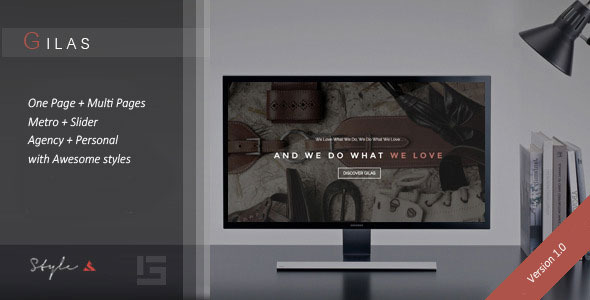 GILAS - CREATIVE PORTFOLIO WORDPRESS THEME