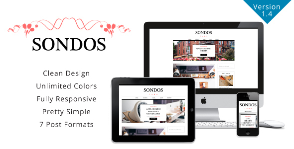 SONDOS V1.4 - CLEAN WORDPRESS BLOGGING THEME