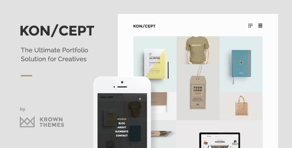 KON/CEPT V1.6.2 - A PORTFOLIO THEME FOR CREATIVE PEOPLE