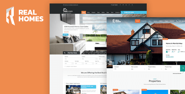 Real Homes v3.1.0 – Responsive Real Estate WordPress Theme