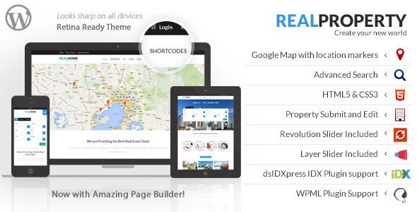 Real Property v1.8.9 – Responsive Real Estate WordPress Theme